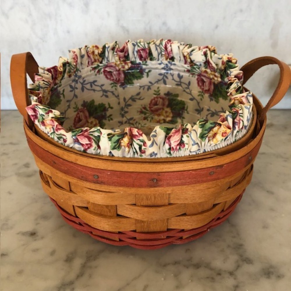 LONGABERGER Mother's Day Basket of Love Liner Protector 1995